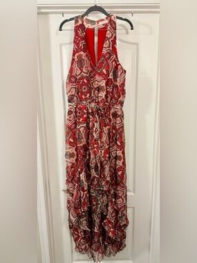 Ramy Brook Savanna Printed High-Low Dress